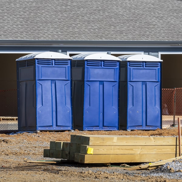 what is the cost difference between standard and deluxe portable toilet rentals in Effingham NH